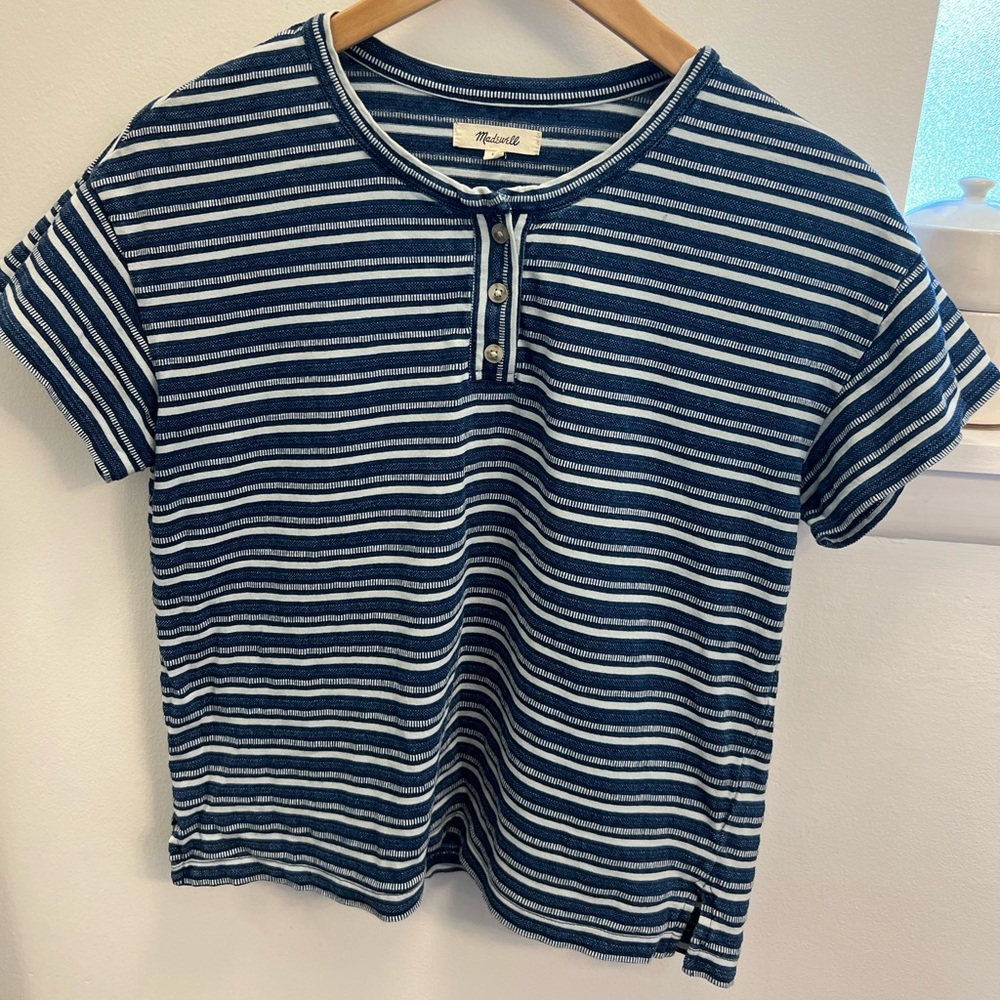 2 pack Madewell semi crop tees